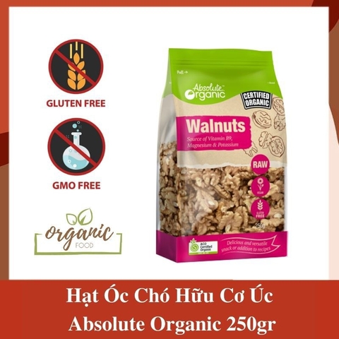 ABSOLUTE ORGANIC - WALNUTS (HẠT ÓC CHO 250G)