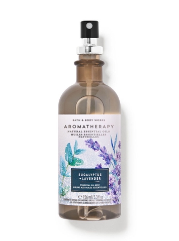 BATH & BODY WORKS - AROMATHERAPY EUCALYPTUS + LAVENDER (XỊT GỐI KHUYNH DIỆP VÀ LAVENDER 156ml)