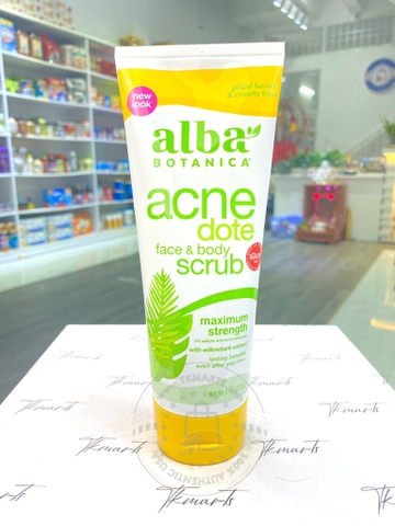 alba BOTANICA - Tẩy Tế Bào Chêt (Mặt & Body)