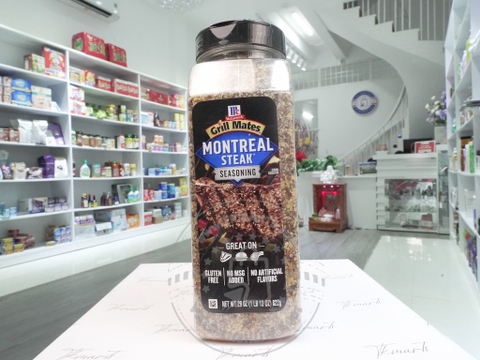 GRILL MATES - MONTREAL STEAK SEASONING (GIA VỊ NƯỚNG THỊT BÒ 822G)