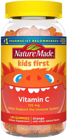 NATURE MADE - VITAMIN C KIDS  (CUNG CẤP VITAMIN C BÉ 180 VIÊN)