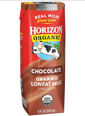 HORIZON - CHOCOLATE ORGANIC LOWFAT MILK (SỮA TƯƠI HƯƠNG CHOCOLATE 236ml)