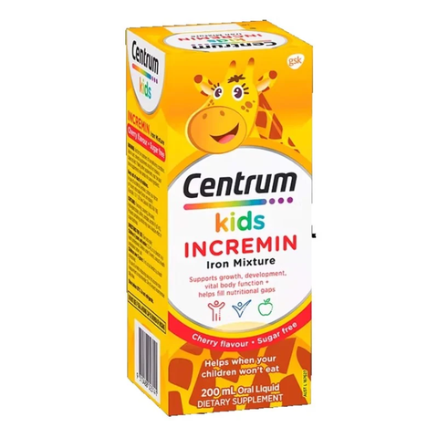 CENTRUM KIDS - INCREMIN IRON MIXTURE (SIRO BỔ SUNG VITAMIN CHO BÉ 200ml)