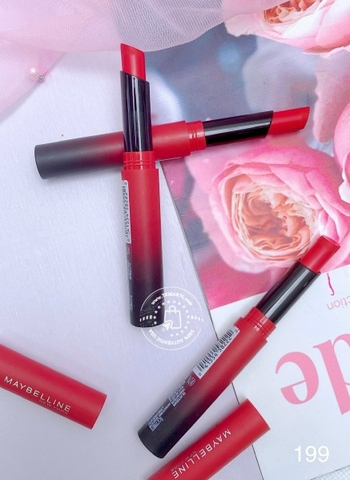 MAYBELLINE - 199 MORE RUBY (SON THỔI MÃ 199 ĐỎ HỒNG 1.7G)