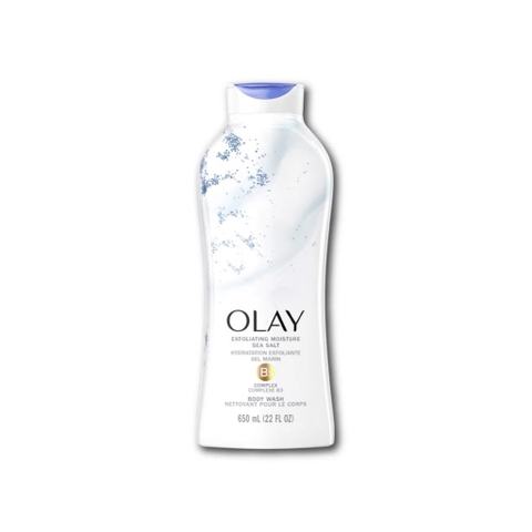OLAY - EXFOLIATING SEA SALTS (SỮA TẮM MUỐI BIỂN 650ml)