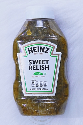 HEINZ - Sweet Relish (Đồ Chua 769ml)