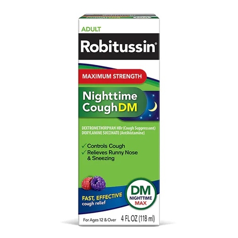 ROBITUSSIN - MAXIMUM STRENGTH NIGHTTIME COUGH DM