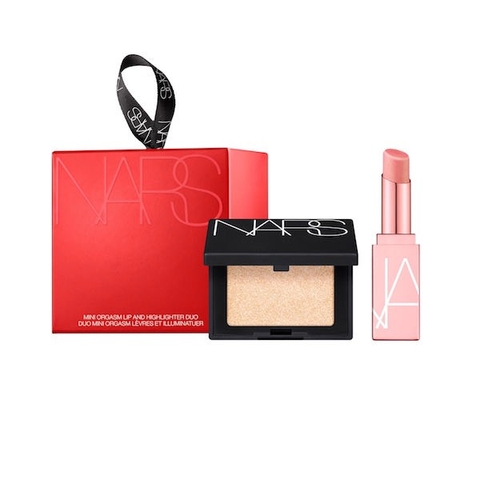 NARS - MINI ORGASM LIP AND HIGHLIGHTER DUO (SET 1 MÁ HỒNG 2,5G, 1 SON DƯỠNG 1,1G)