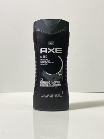AXE - BLACK 12H REFRESHING FRAGRANCE (SỮA TẮM NAM 3IN1 400ml)