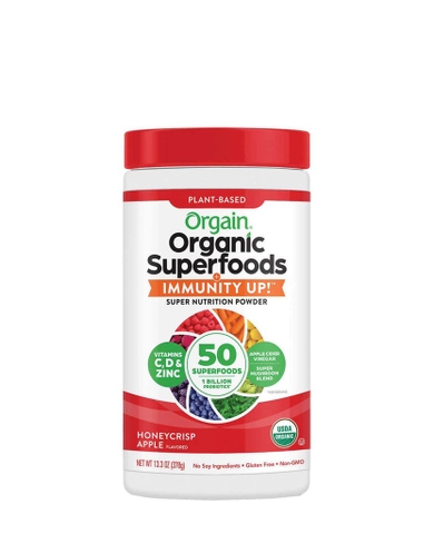 ORGAIN - ORGANIC SUPERFOODS IMMUNITY UP! (BỘT 50 LOẠI RAU CỦ HỮU CƠ 378G)