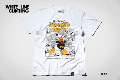 WHITE LINE CLOTHING - WALT DISNEY’S DONALD DUCK (ÁO THUN TRẮNG MÃ 16)
