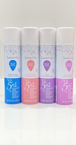 SUMMER'S EVE - ULTRA FRESHING SPRAY (XỊT PHỤ KHOA NGẪU NHIÊN 56.7G)