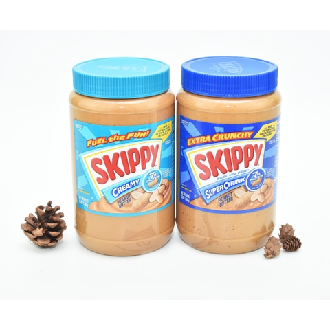 SKIPPY - Peanut Butter Creamy (Bơ Đậu Phộng Mịn 462g)