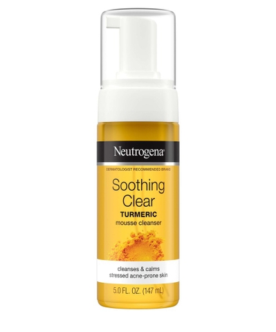 NEUTROGENA - SOOTHING CLEAR TURMERIC (Sữa Rửa Mặt,Tẩy Trang Nghệ 147ml)