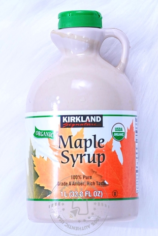 KIRKLAND - Maple Syrup (Si Rô Cây Phong Hữu Cơ 1L)