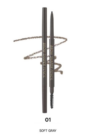 CLIO - A.BLACK BROW SHAPER PENCIL SOFT GRAY (CHÌ KẺ MÀY XÁM ĐEN 0.12G)