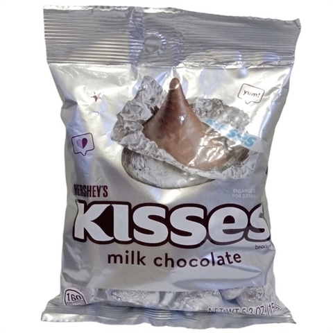 HERSHEY'S - KISSES MILK CHOCOLATE (CHOCOLATE SỮA 150G)
