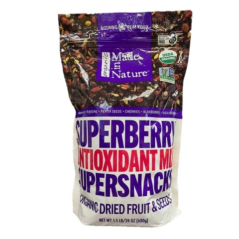 MADE IN NATURE - SUPERBERRY ANTIOXIDANT MIX (HẠT SẤY KHÔ HỖN HỢP 680G)