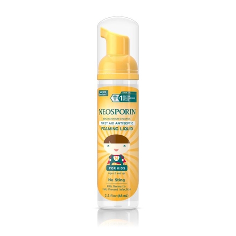 NEOSPORIN - FOAMING LIQUID (XỊT SÁT TRÙNG KHỬ KHUẨN VẾT THƯƠNG 68ml)