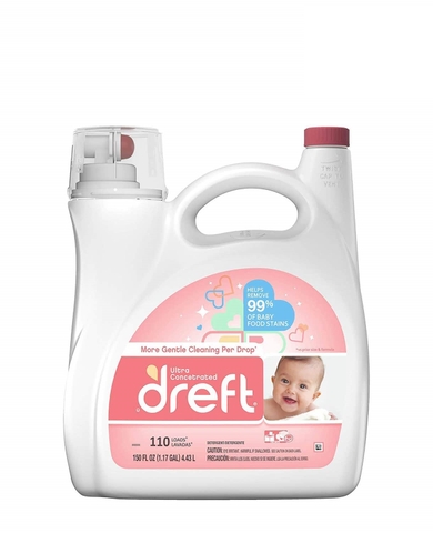 Dreft - Ultra Concentrated (Nước Giặt Baby 4.43L)