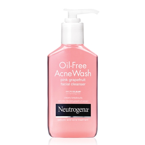 NEUTROGENA - OIL-FREE ACNE WASH PINK GRAPEFRUIT (SỮA RỬA MẶT DA DẦU, MỤN 177ml)