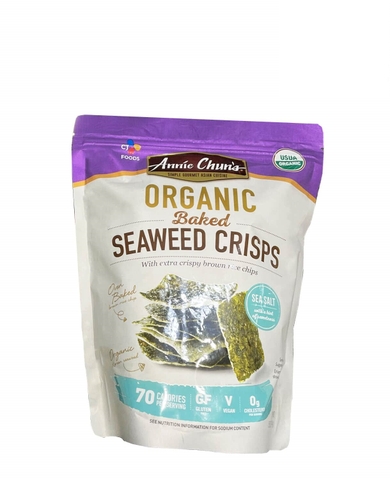 Annie Chun's - Seaweed Crisps (Snack Rong Biển 144g)