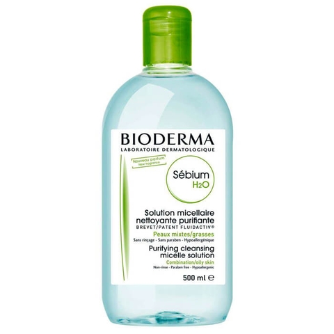 BIODERMA - SÉBIUM H20 (TẨY TRANG DA THƯỜNG, DẦU 500ml)