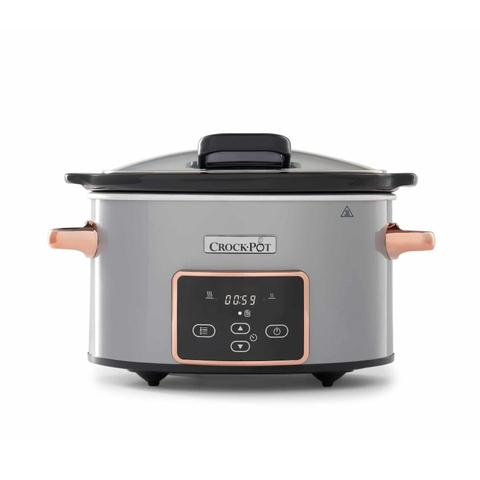 Nồi nấu chậm CrockPot CSC059X 3.5L Silver Gold