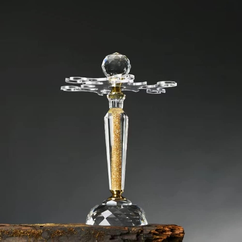 Giá treo ly pha lê sang trọng Elegant Desktop Crystal