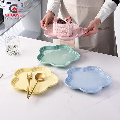 Set 4 đĩa cánh hoa 23cm Le Creuset