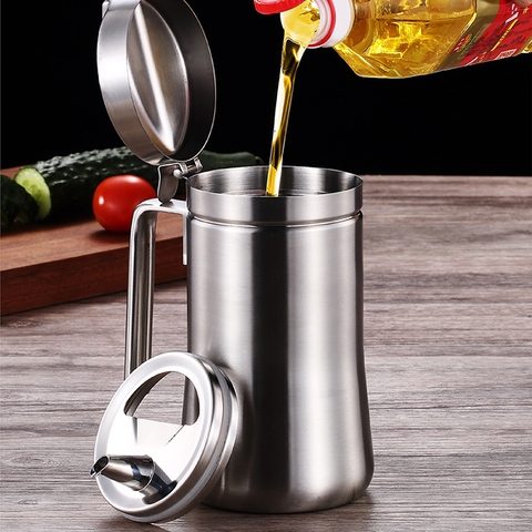 Bình inox đựng dầu ăn CCKO CK9974 cao cấp - Dung tích 1200ml