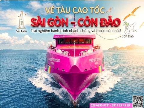 Vé tàu cao tốc Sài Gòn Côn Đảo - Tàu Phú Quý