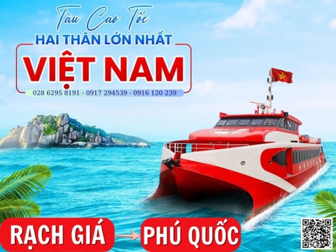Vé tàu Rạch Giá Phú Quốc