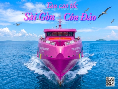 Vé tàu cao tốc Sài Gòn/Tp.HCM - Côn Đảo