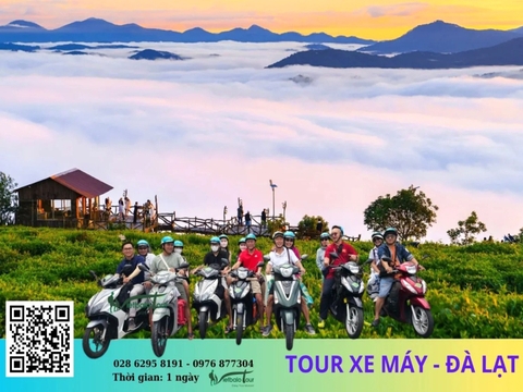 Tour Đà Lạt bằng xe máy