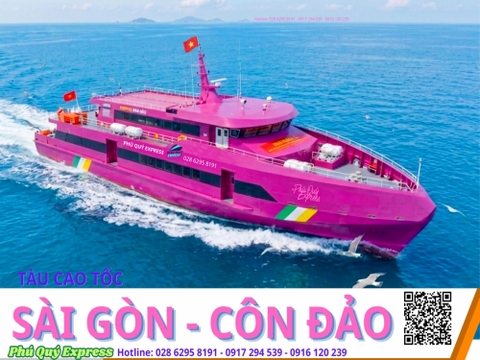 Vé tàu cao tốc Tp.HCM/Sài Gòn - Côn Đảo