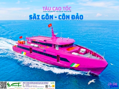 Vé tàu Tp.HCM/Sài Gòn - Côn Đảo - Tàu Phú Quý Express