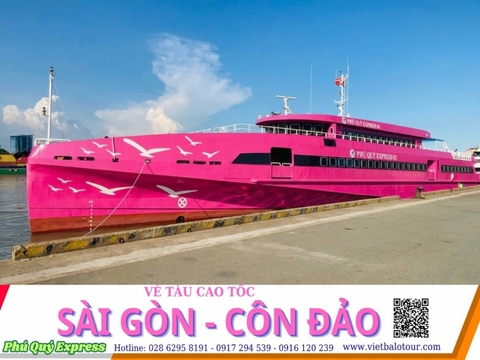 Mua vé tàu cao tốc Sài Gòn - Côn Đảo