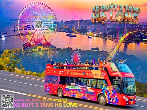 Xe buýt 2 tầng Hạ Long