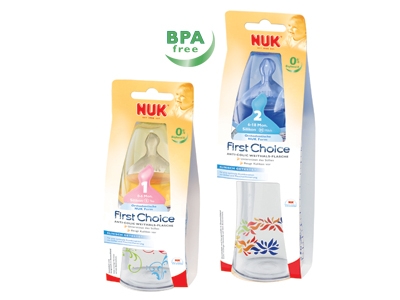 Bình sữa NUK không chứa chất Bisphenol A