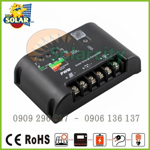 Điều khiển sạc PWM 20A Auto