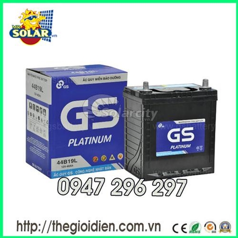 Ắc quy ô tô GS khô 12v-40Ah (MF44B19L)