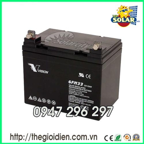 ẮC QUY VISION 12V-33AH (6FM33-X)