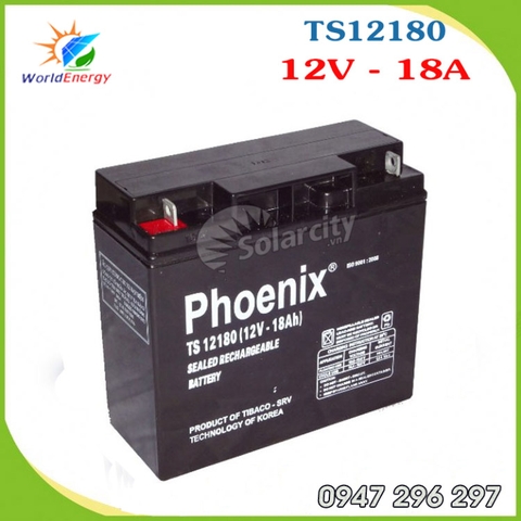 ẮC QUY PHOENIX 12V-18AH (TS12180)