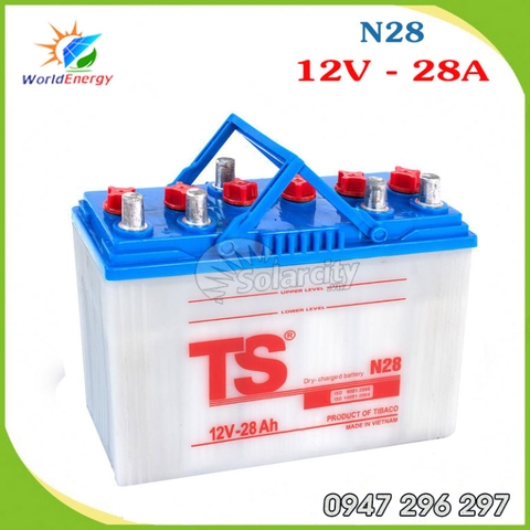 ẮC QUY TIA SÁNG NƯỚC 12V-28AH (N28)