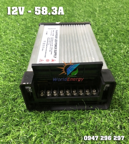 Nguồn tổ ong 12V-58.3A ngoài trời