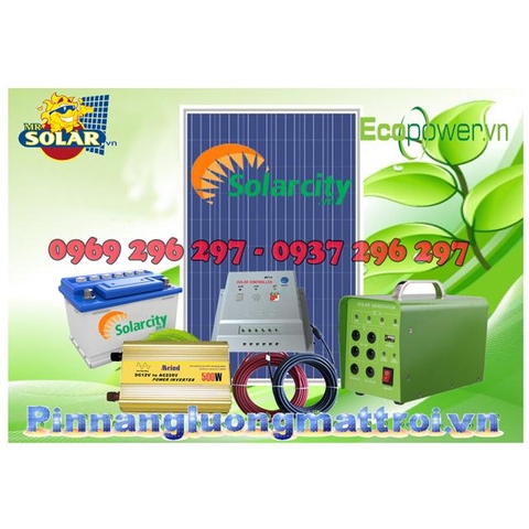 Hệ thống dự phòng điện mặt trời độc lập 300W