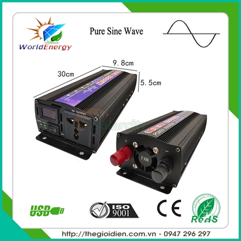 Inverter sin chuẩn 2000W - 24V
