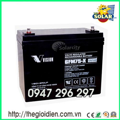 ẮC QUY VISION 12V-75AH (6FM75-X)