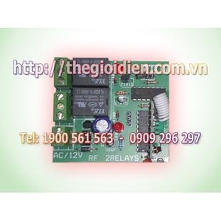 Mạch tắt/mở thiết bị điện 2 kênh vô tuyến